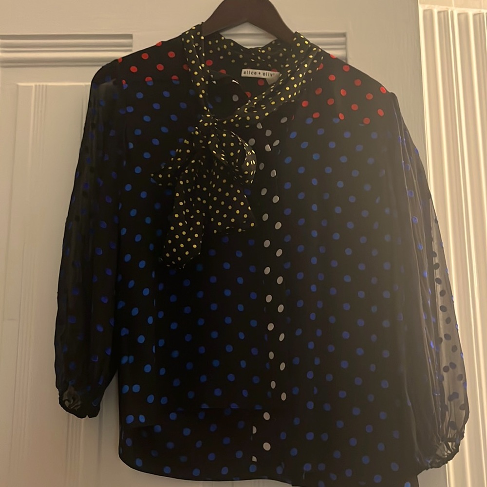 Alice and Olivia silk blouse